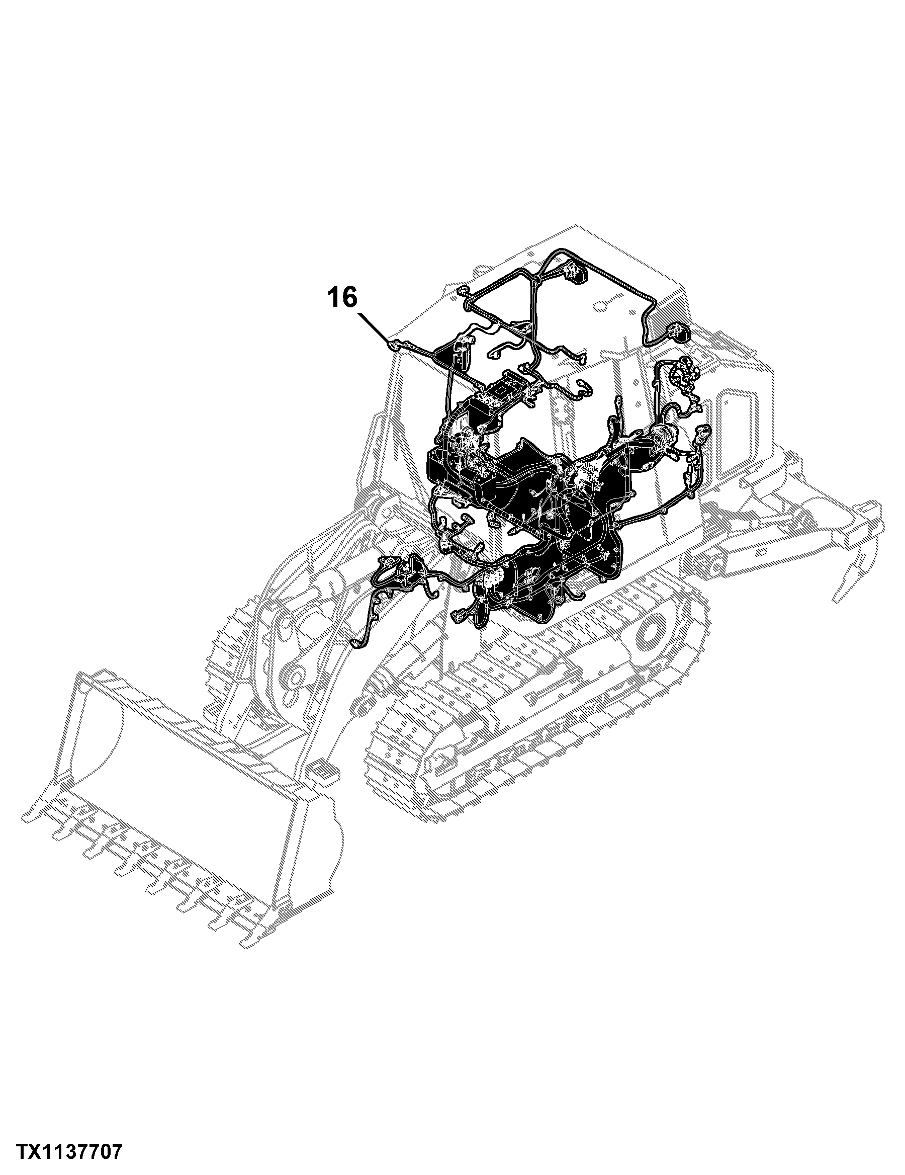 605K Crawler Loader (PIN: 1T0605KX_ _E237629- )