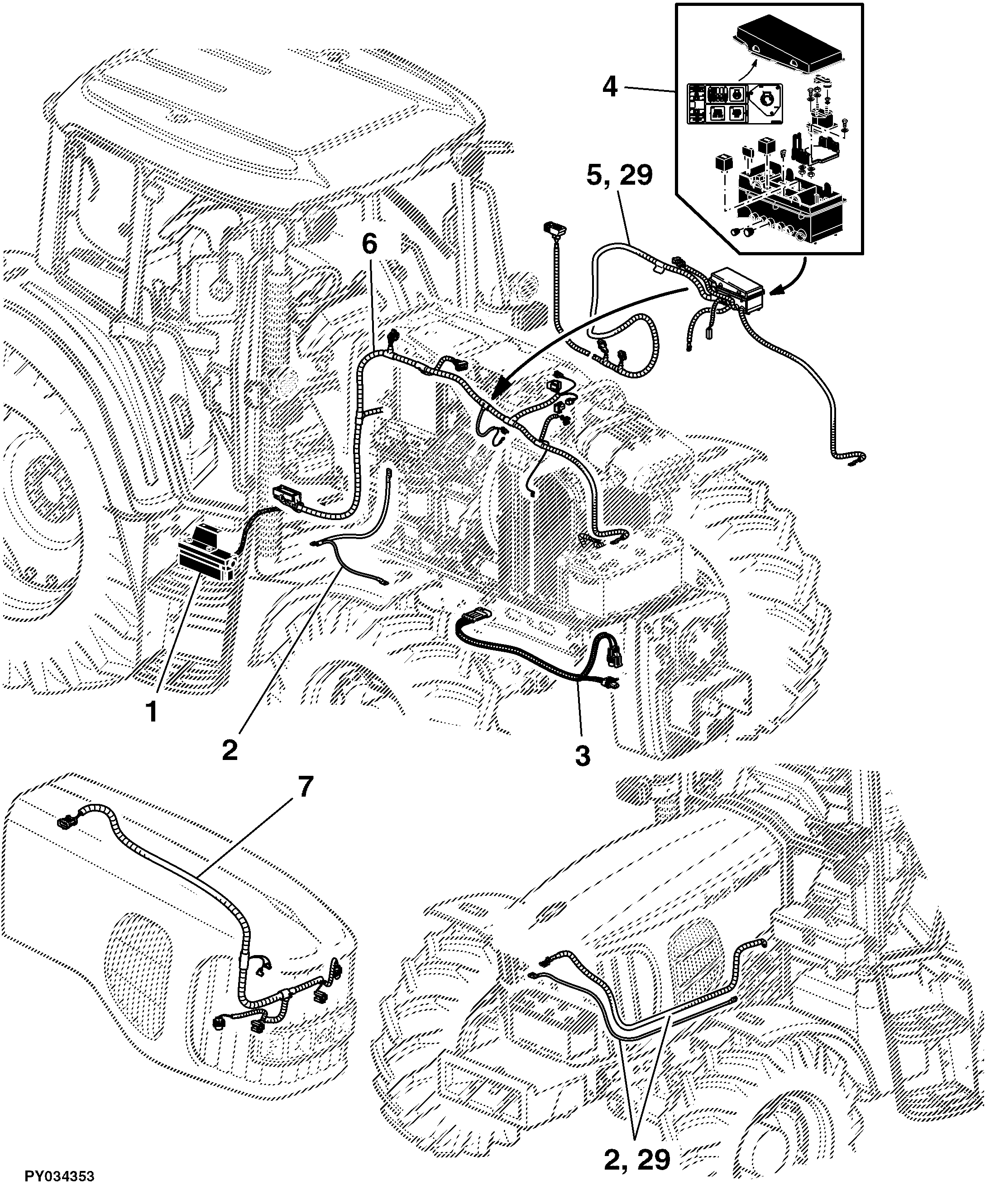 42 Electrical Components / Wiring Harnesses and Precision Farming Equipment