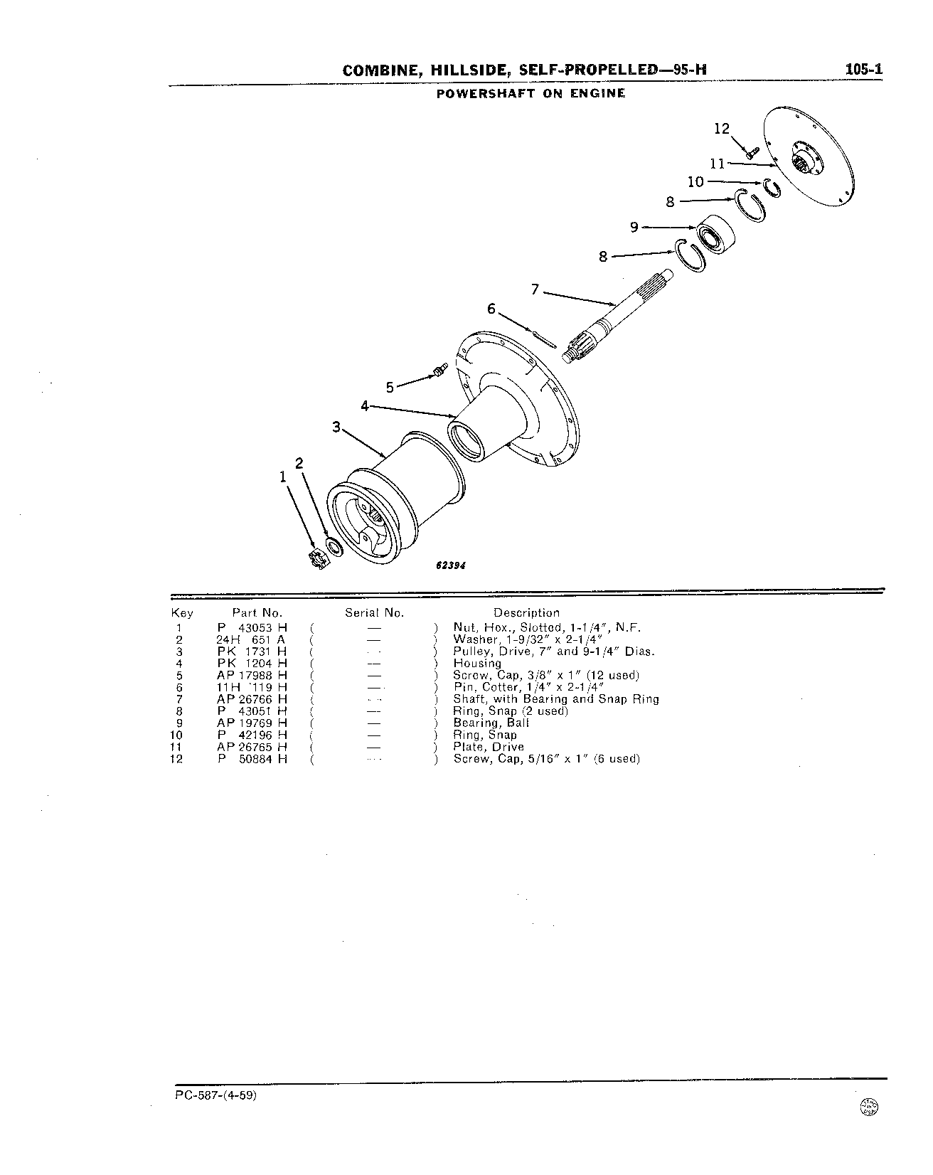 Powershaft on Engine