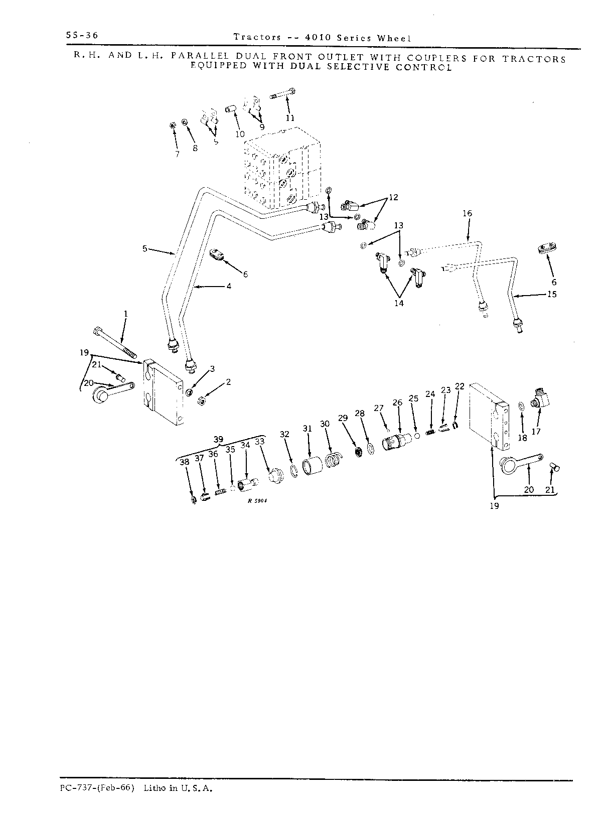 Selective control valve outlets (Continued)