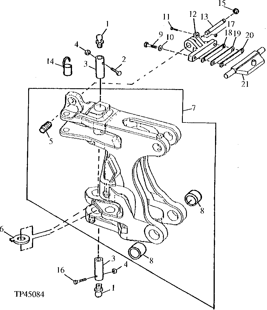 Swing Frame and Pins (Standard And Heavy Lift) (801200 - )