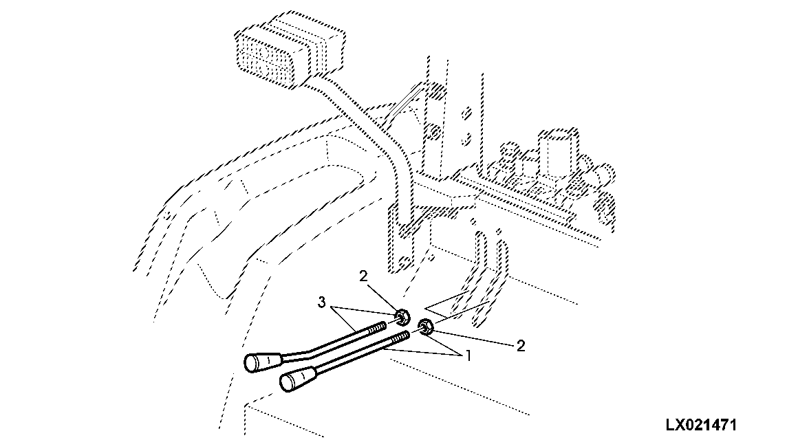 CONTROL LEVER FOR SCV UNIT