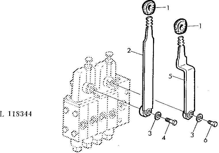 SELECTIVE CONTROL VALVE LEVERS (SPOOL TYPE)