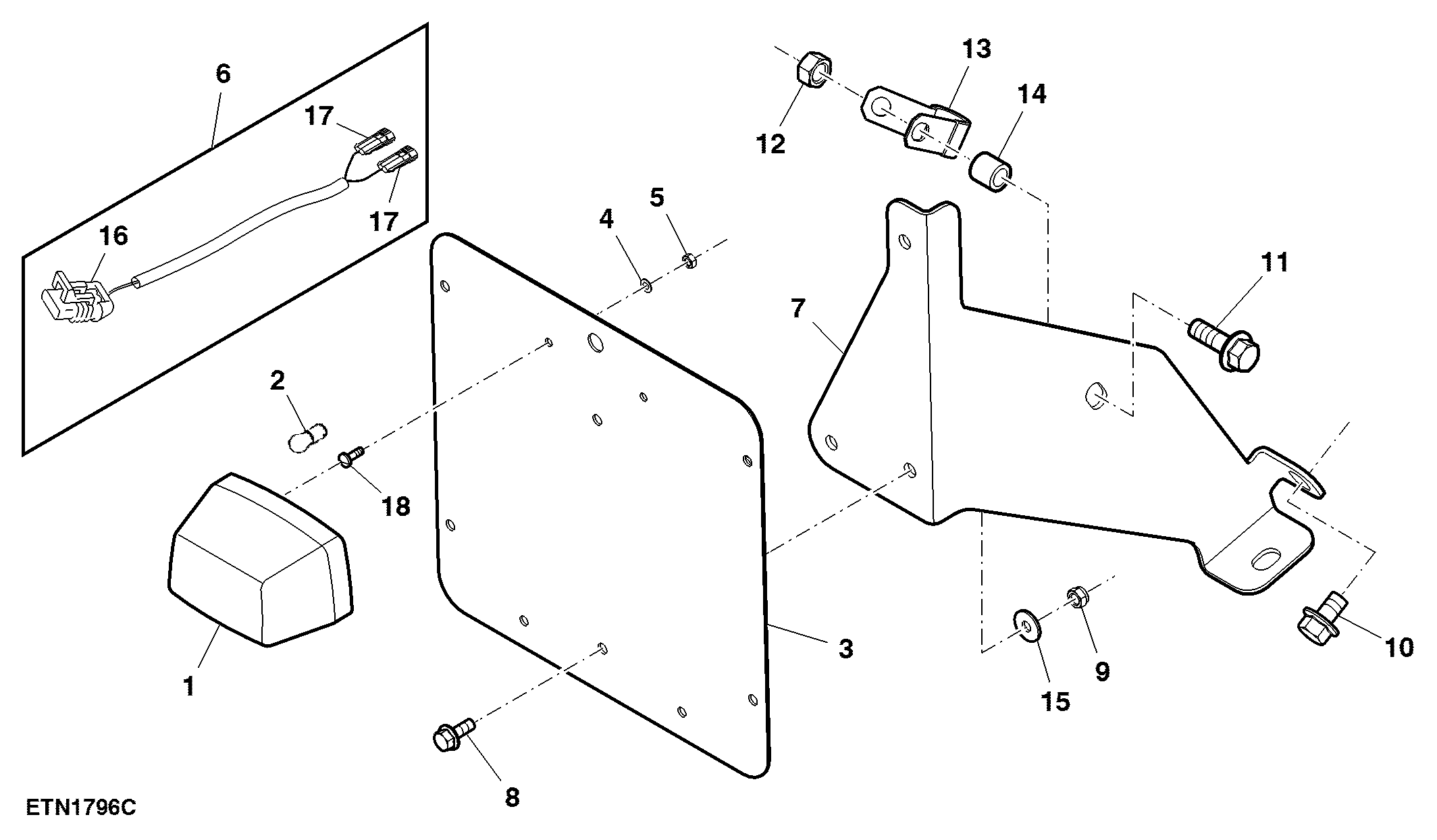 Mounting Parts, License, Remote SCV Coupler