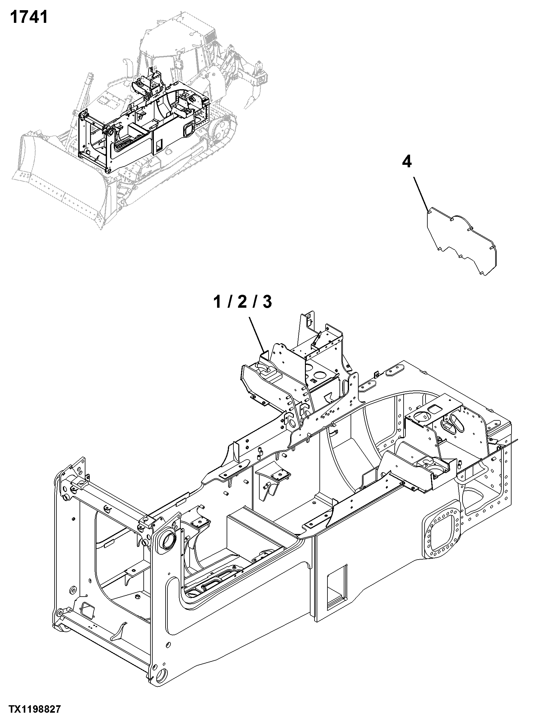 1741 Engine Or Main Frame