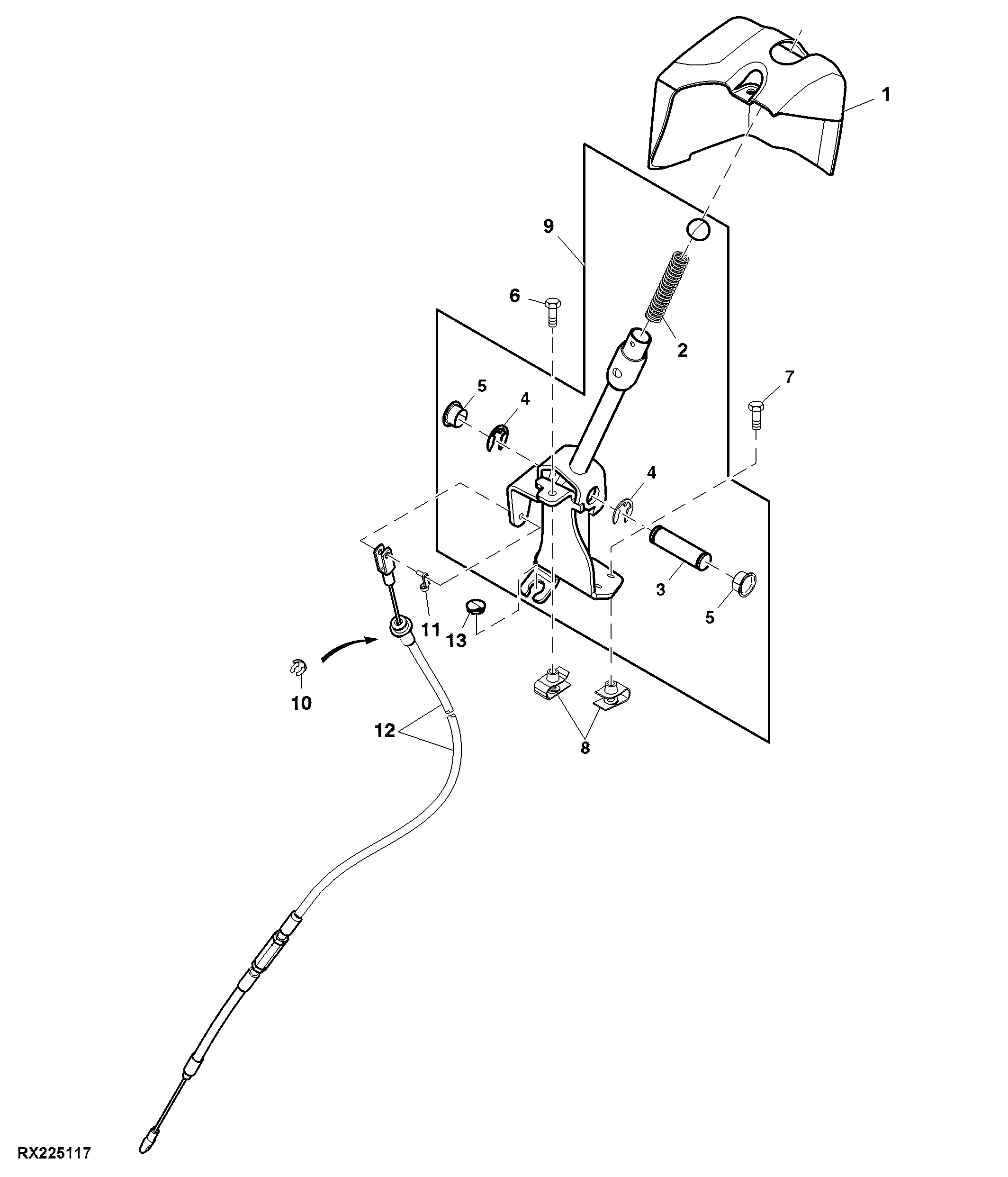Hitch Controls, Wagon or Pickup Hitch (For CommandArm™)