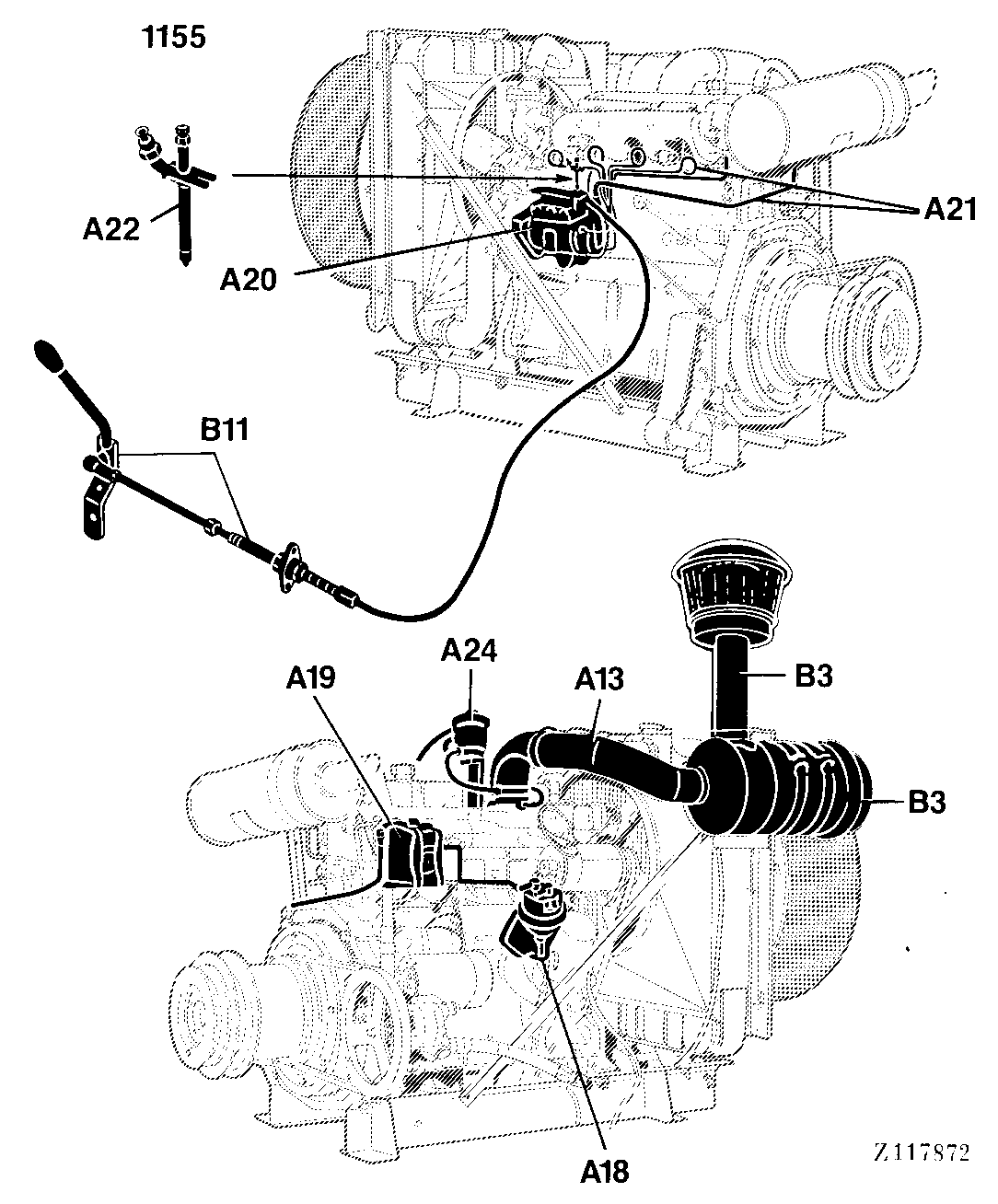 31 FUEL SYSTEM AND AIR INTAKE SYSTEM 4-CYL./1155