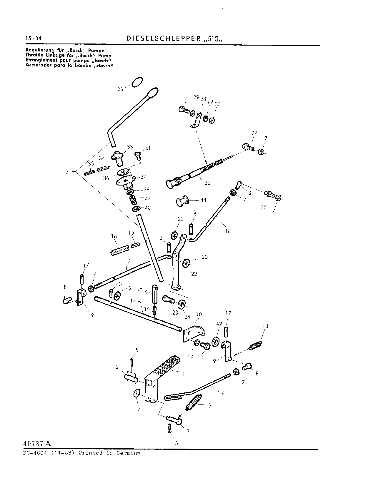 Cut-off Lever Rod (Continued)