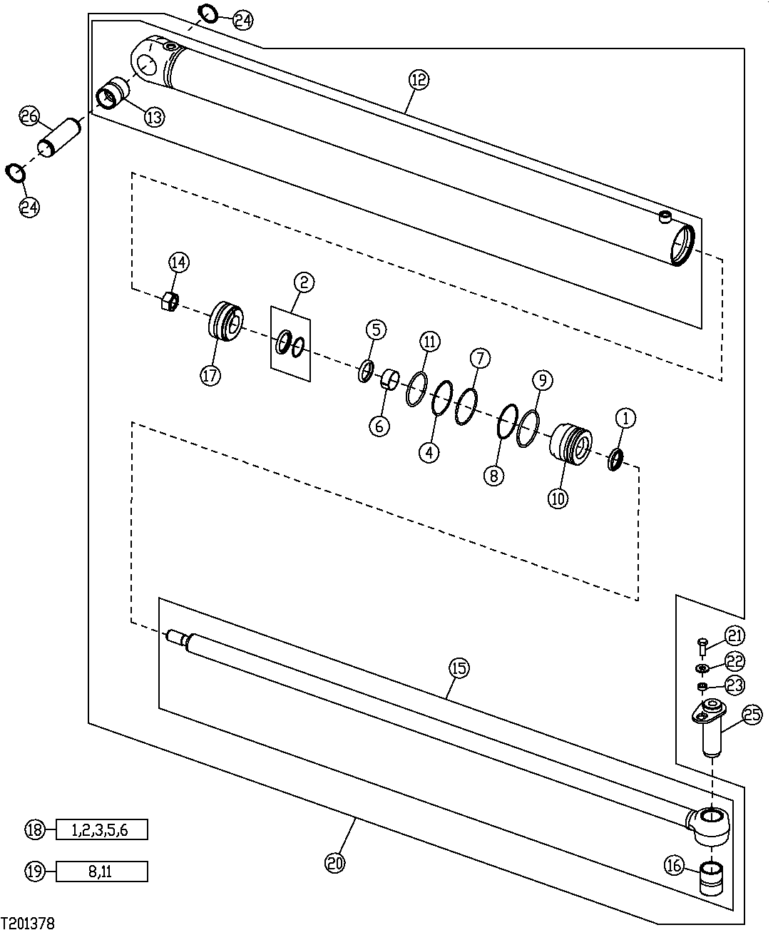 REPLACEMENT REPLACEMENT BLADE SLIDE CYLINDER