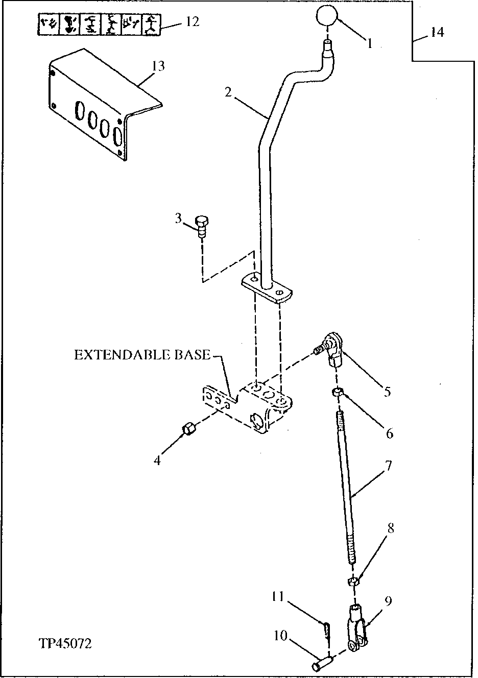 Fifth Function Lever For Three Lever Controls Conversion Kit