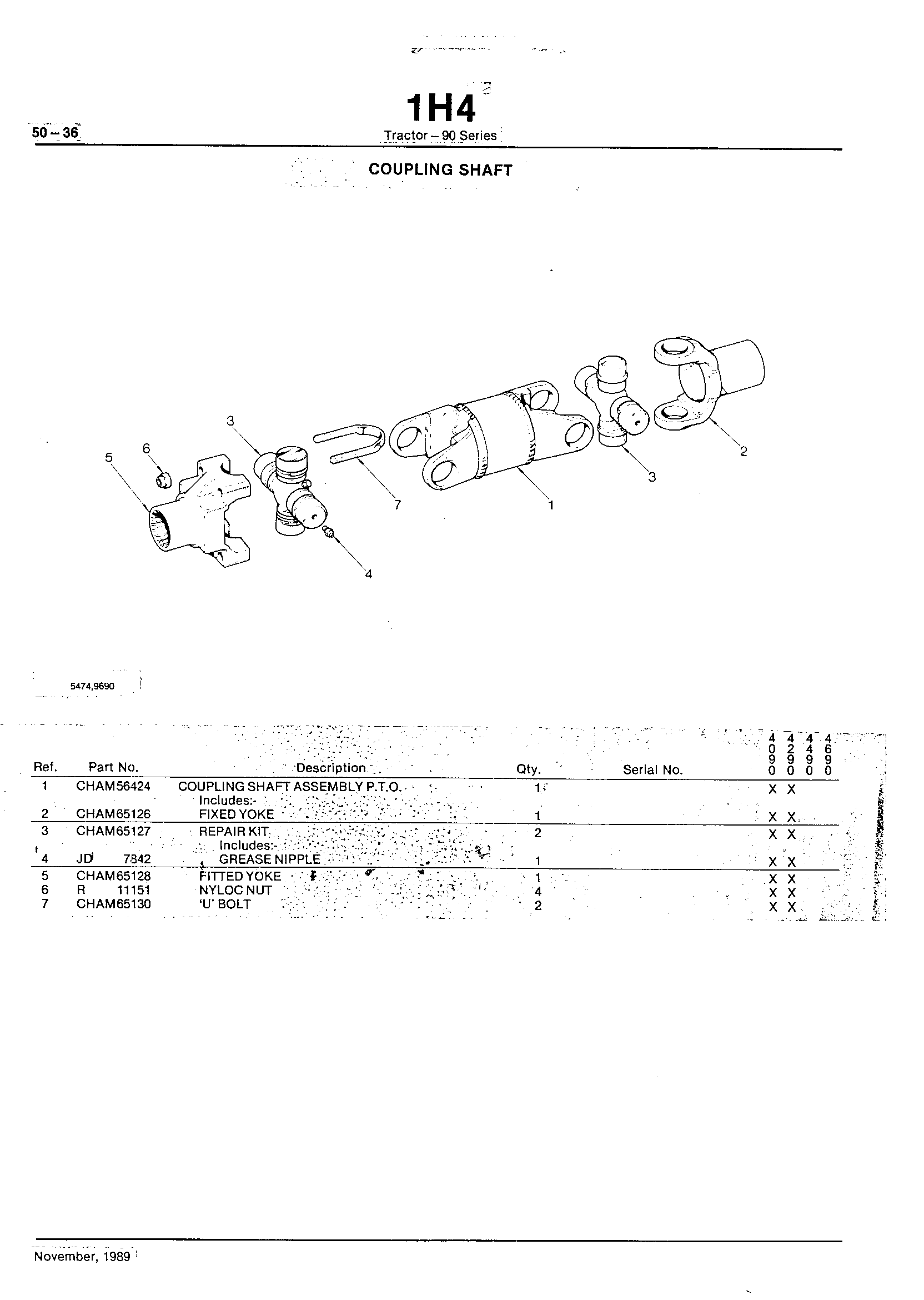 Power Train Coupling Shafts