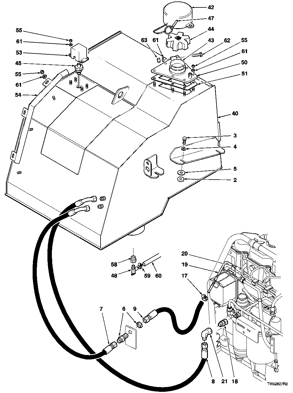 FUEL SYSTEM (GRAPPLE) - (001229- )(660D) (001016- )(848G)