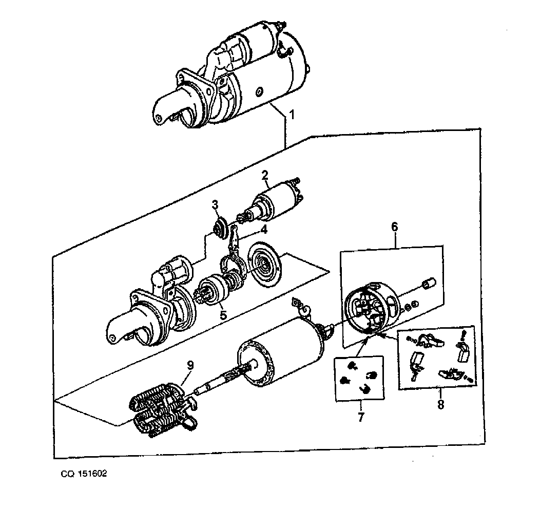 MOTOR DE ARRANQUE (COMPONENTES) - LUCAS - SOLAMENTE ARGENTINA