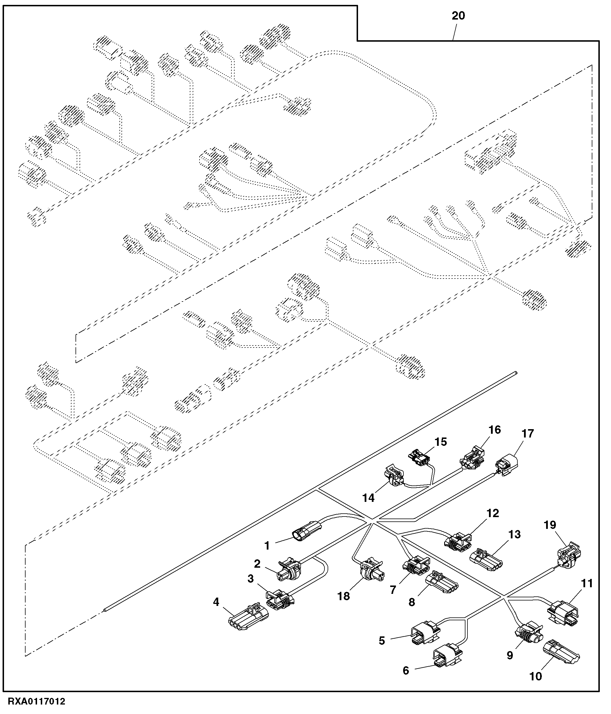Chassis Wiring Harness , ILS™, IT4 Engine (2/5)
