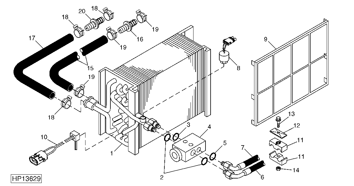 AIR CONDITIONING SYSTEM - EVAPORATOR HEATER
