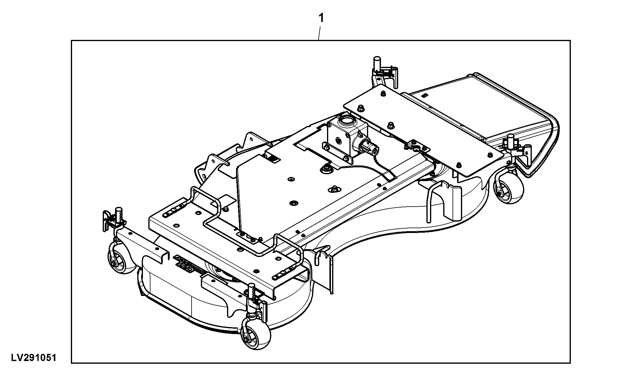 Attachment, Mower Deck, 60D