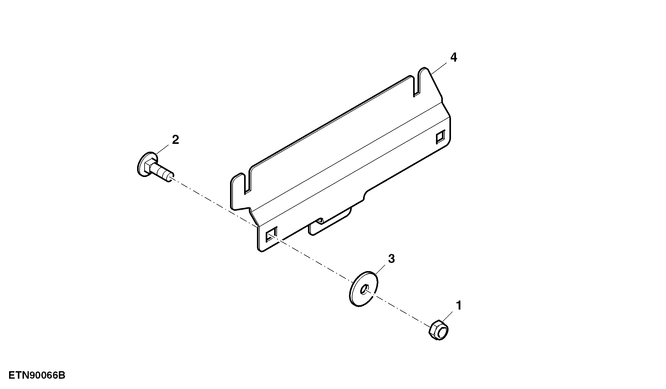 Mounting Pats, Windshield Washer Reservoir, Standard Cab