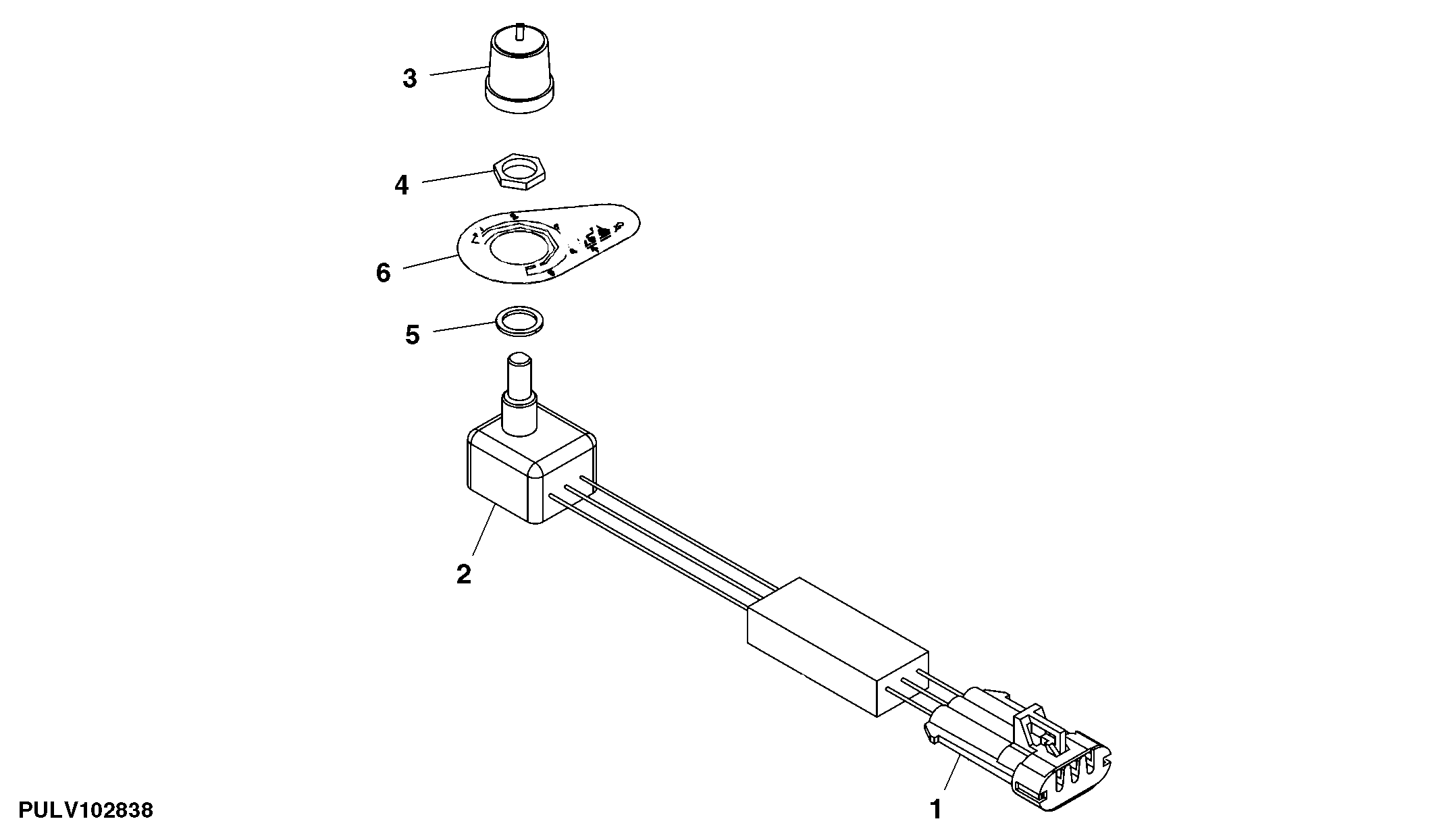 Potentiometer With Detent (Draft Sensing) (OOS / Cab)