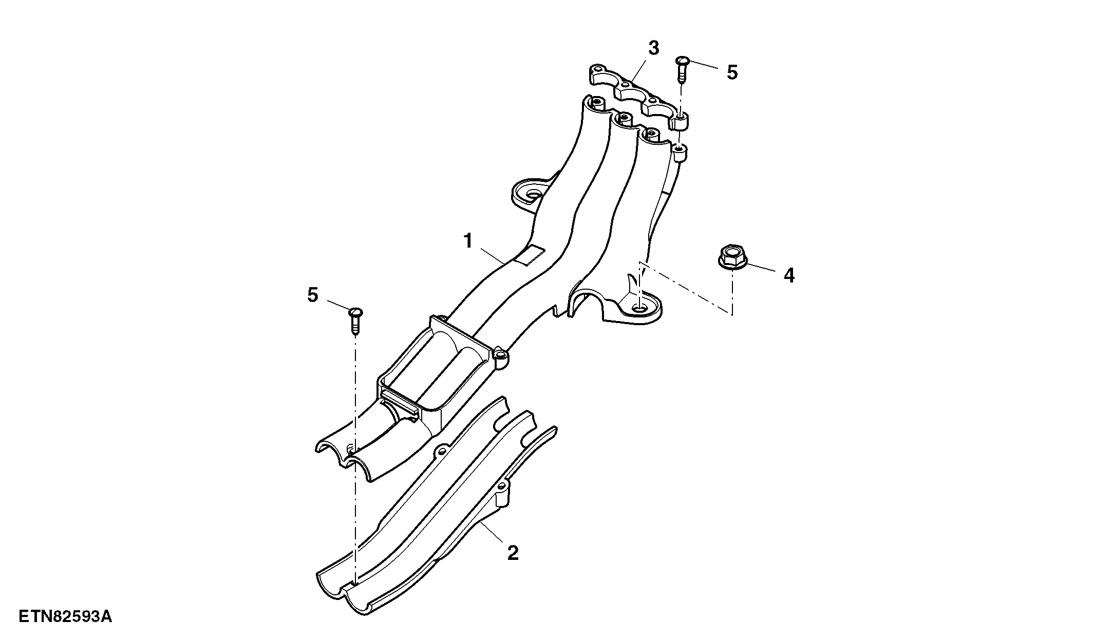 Mounting Parts, Channel Assembly, Power Feed Cable