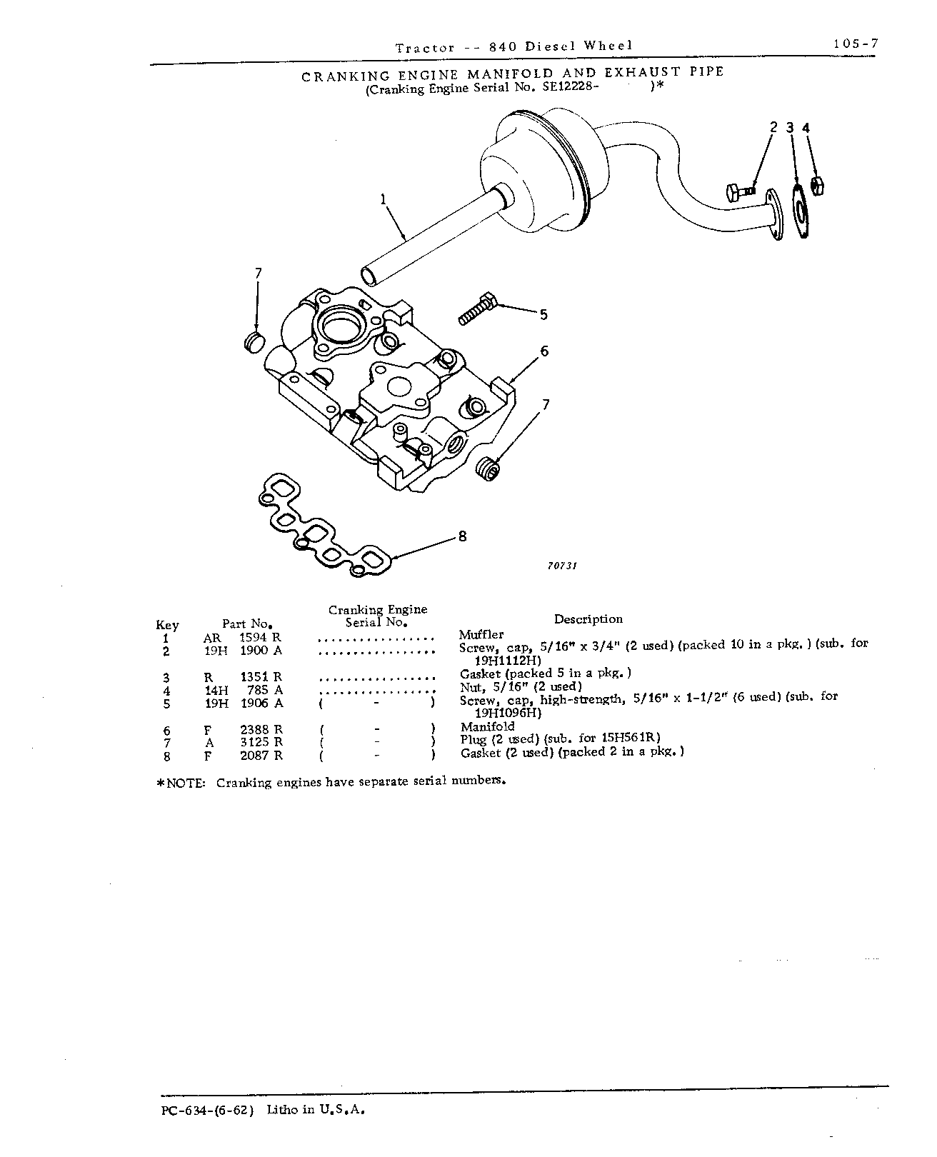Cranking Engine (Continued)