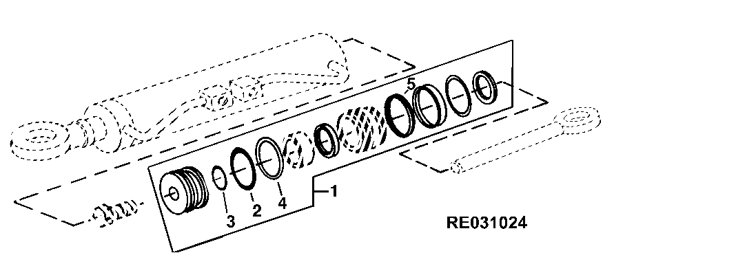 Steering Cylinder Seal Kit (Adjustable Axle)