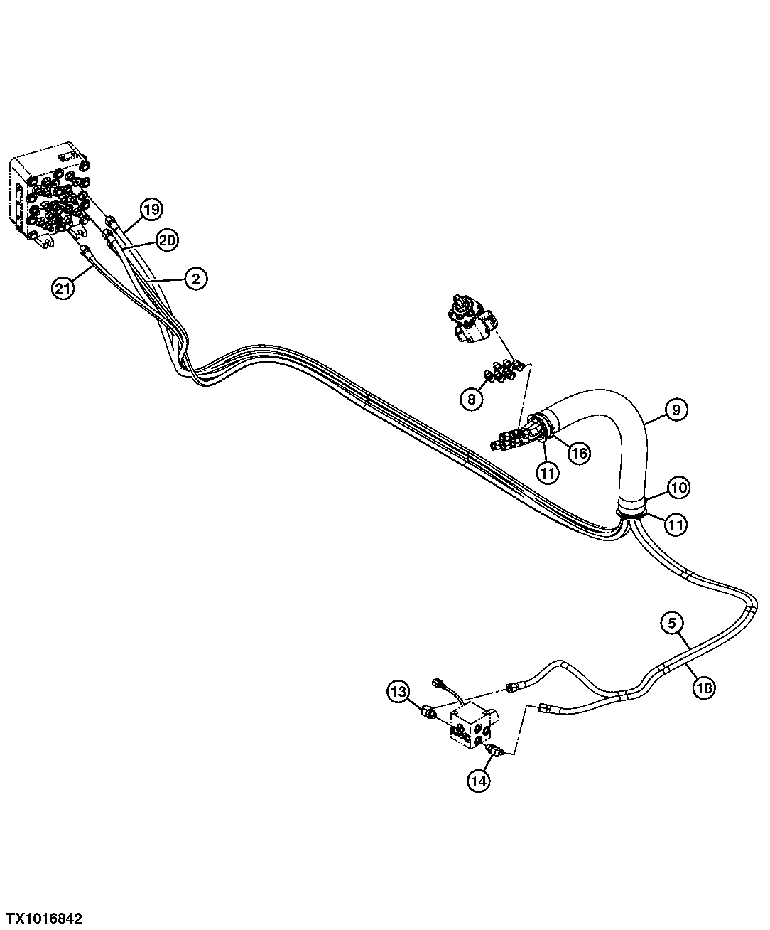 Pilot Lines (Pilot Signal Manifold To Right Pilot Controller)