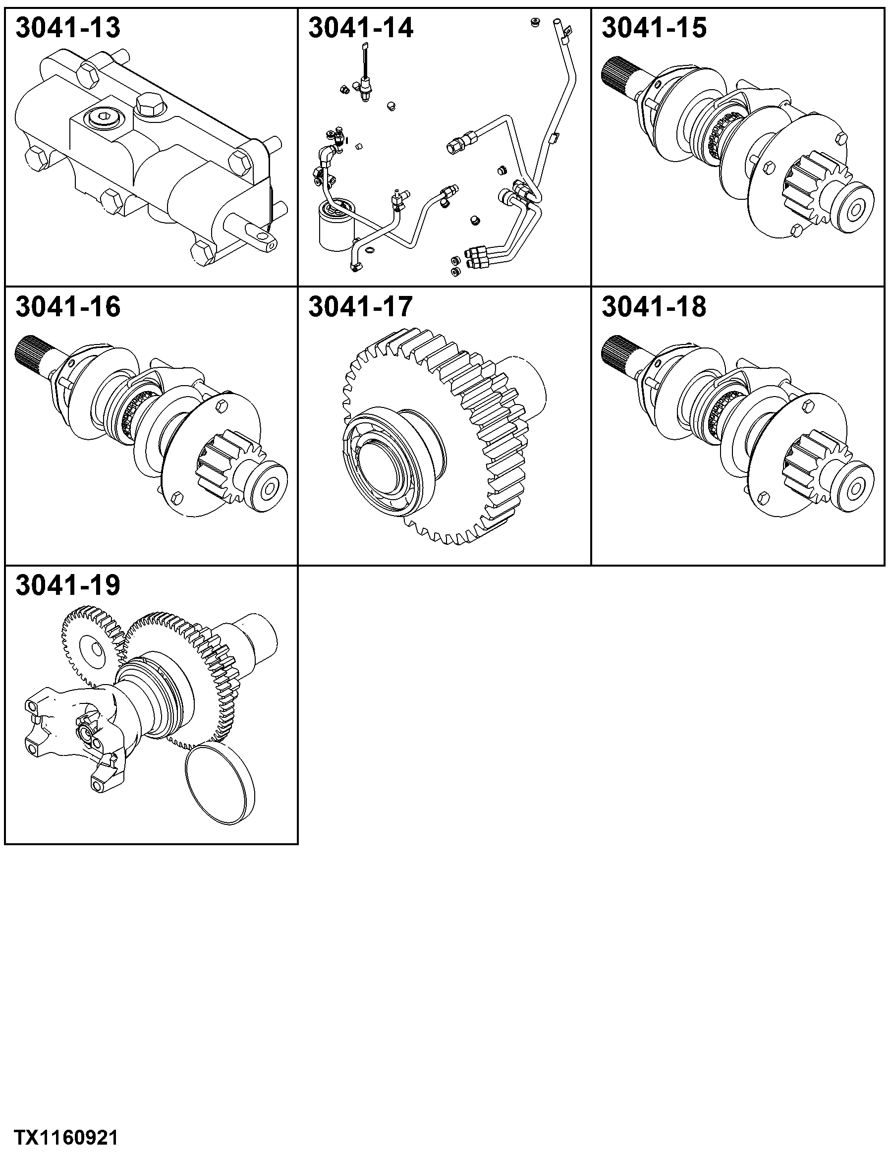 3041 Winch HSG & Mounting Structure (Includes Drum)