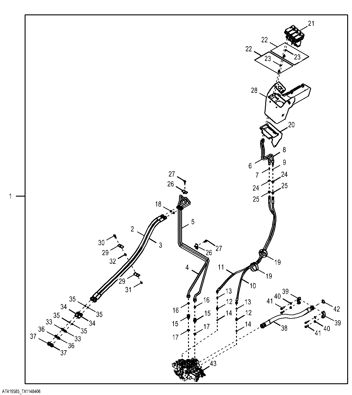 3-Lever to 4-Lever Pilot Controller Conversion Kit, Powerllel™