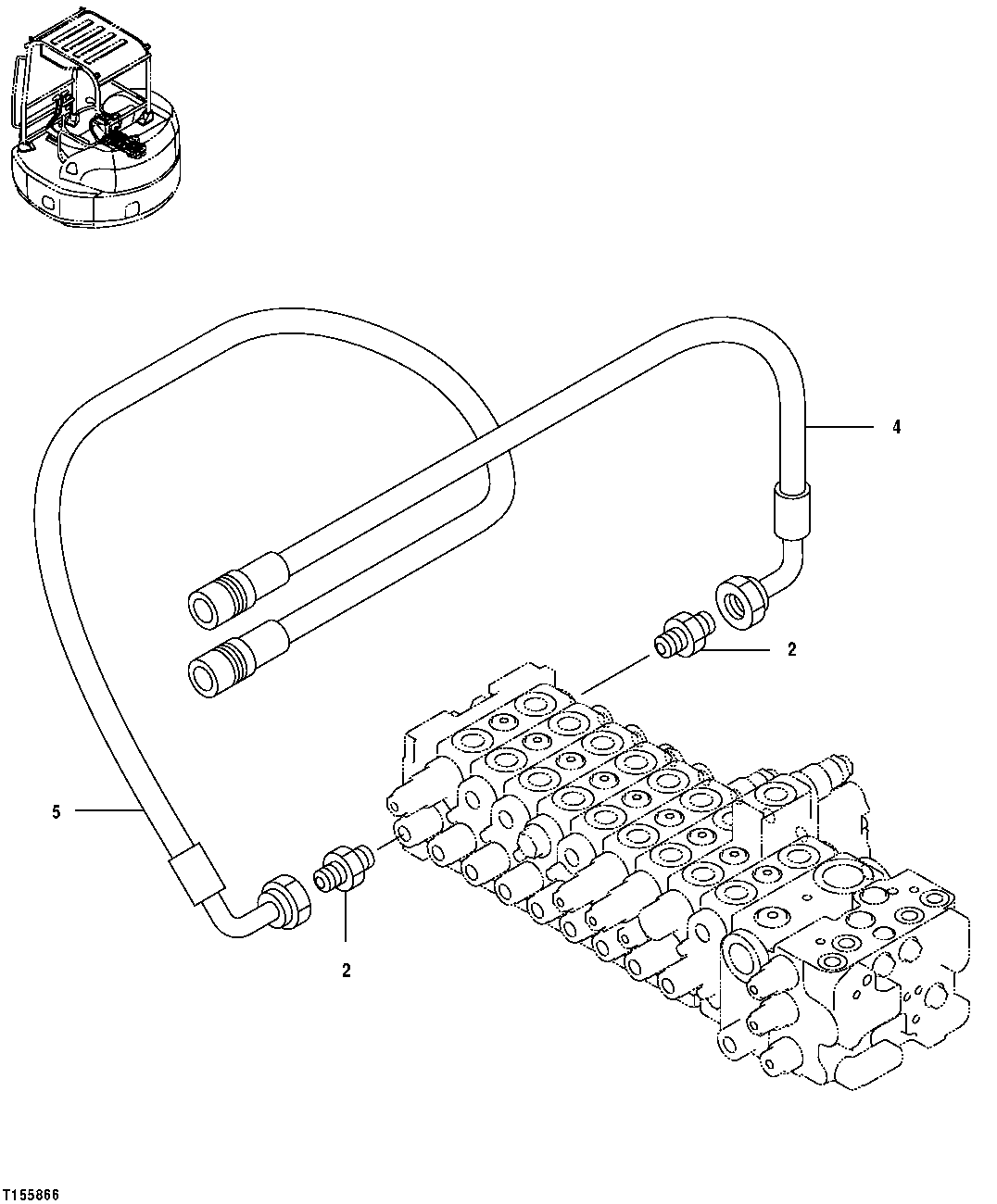 Blade Control Lever Hoses