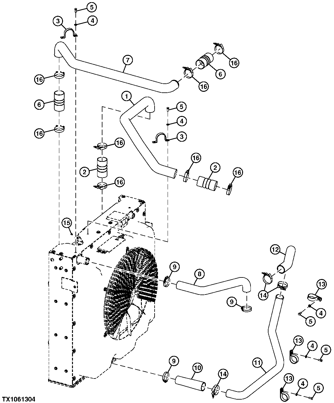 Intercooler Tubes and Engine Radiator Hoses
