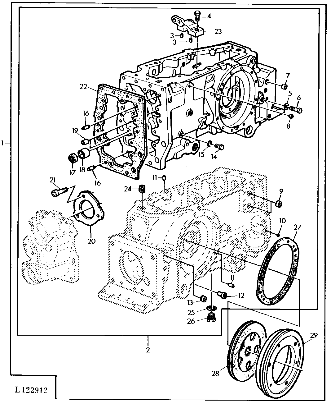 TRANSMISSION CASE CONVERSION KIT (SYNCHRONIZED TRANSMISSION)