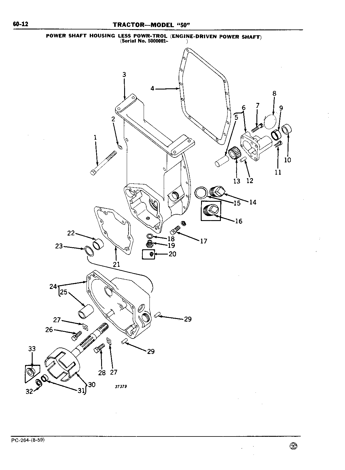 Section 60 - Power Shaft and Power Shaft (Continued)