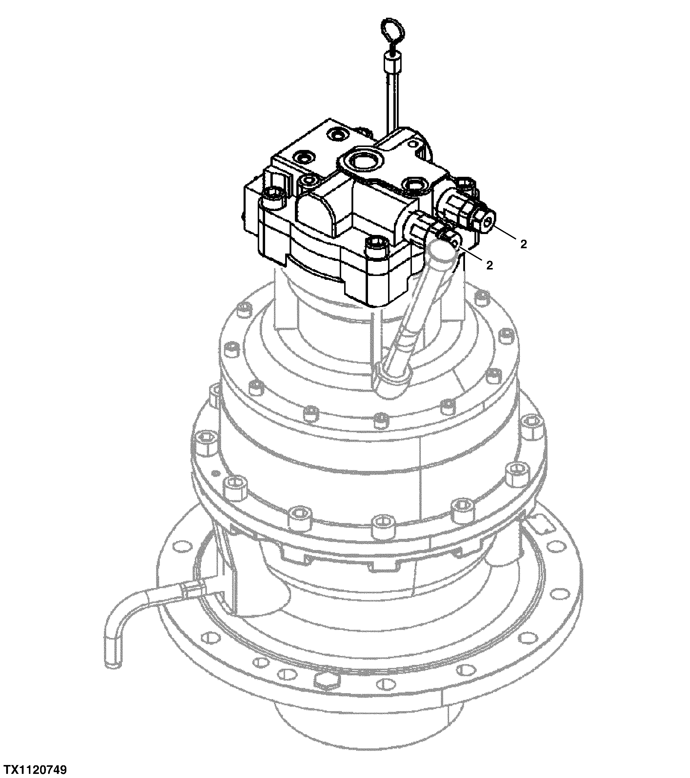 Swing Motor Relief Valve (Super Long Front)