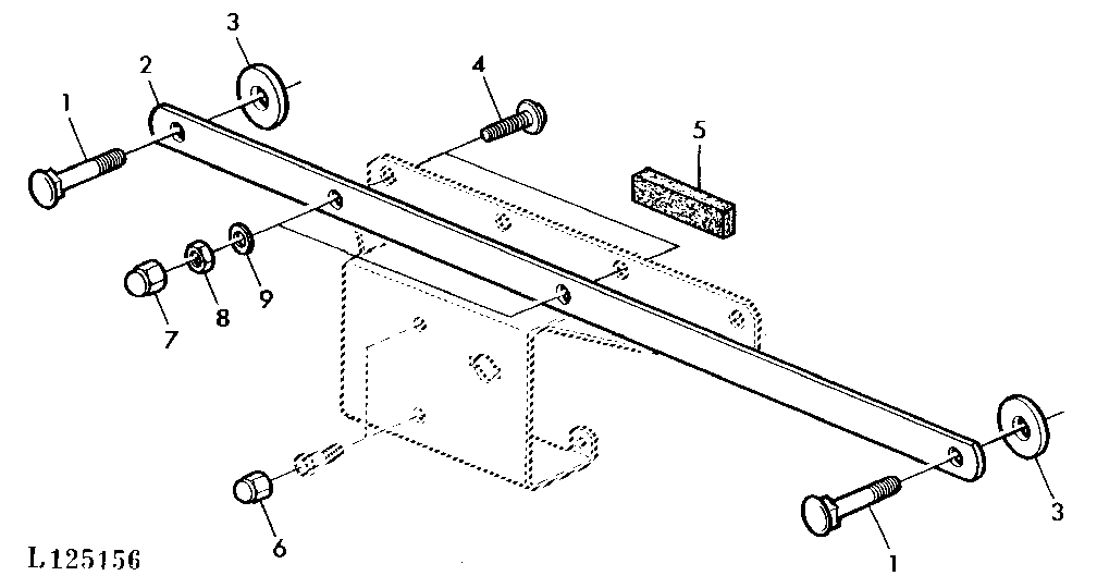 ATTACHING PARTS FOR REAR WINDSHIELD WIPER (SG2 CAB)