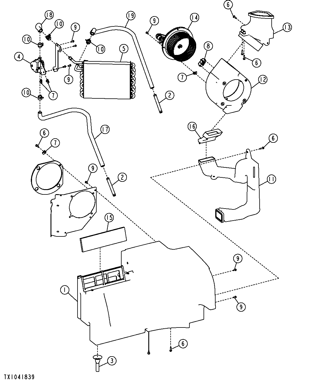 HEATER MODULE ASSEMBLY COMPONENTS ( - 649525)