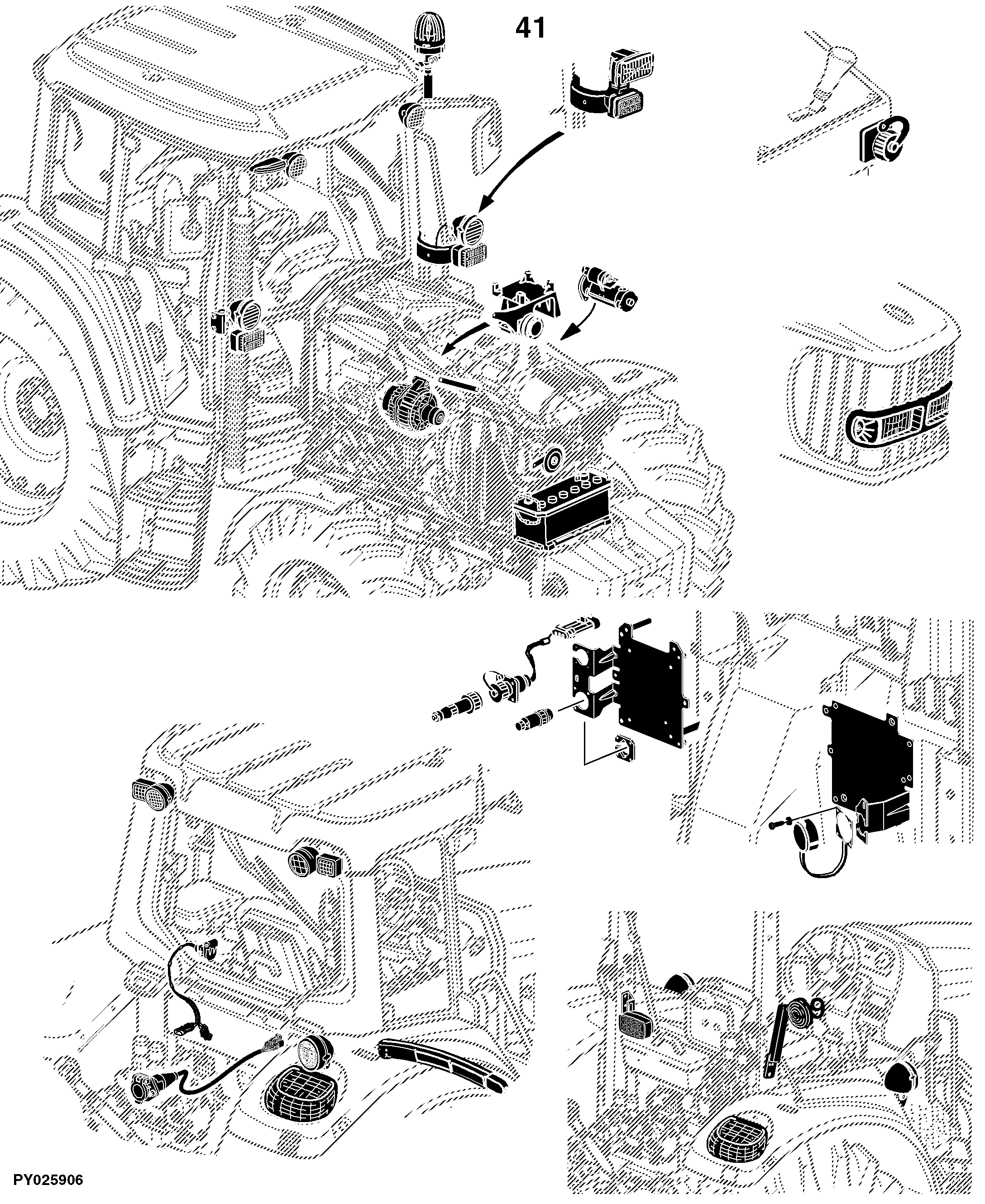 7230 Tractor (Engine 6068HL280,6068HL282) (North America Edition)