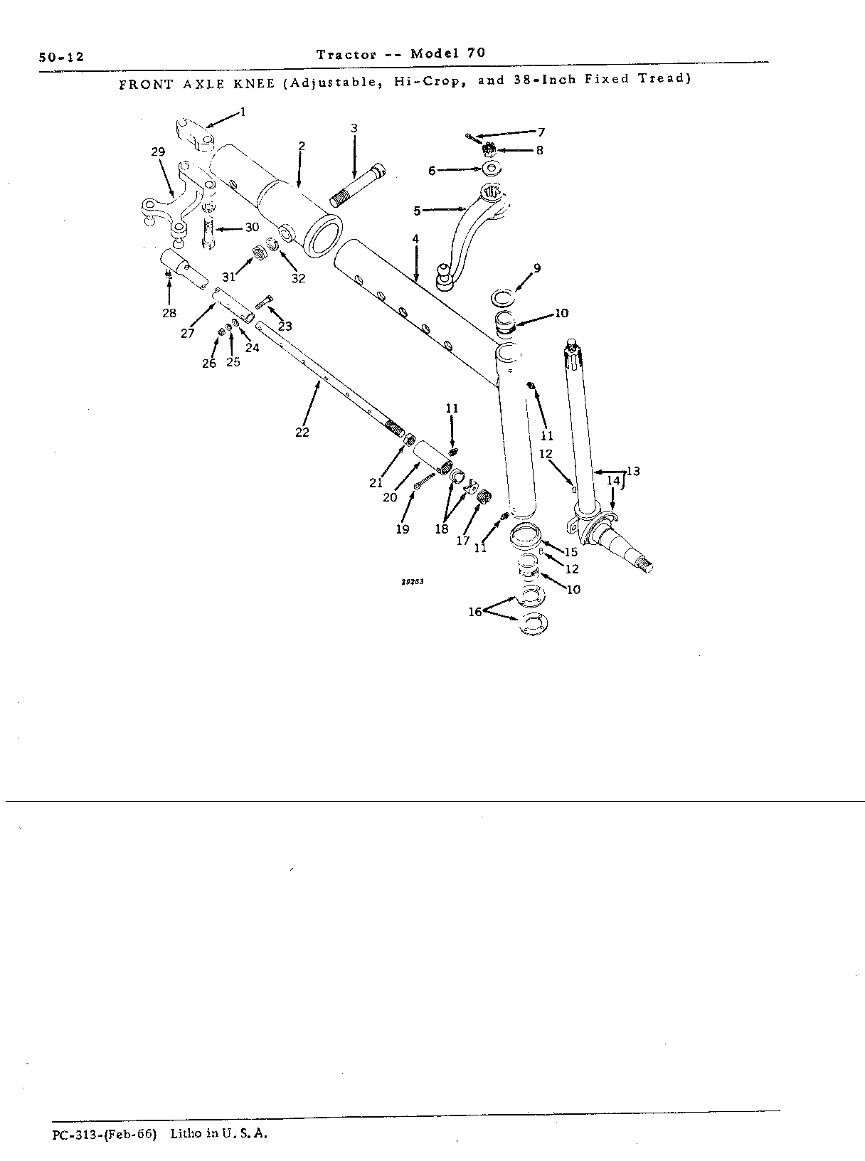Section 50-Steering Mechanism, Front End Equipment and Rear Wheels (Continued)
