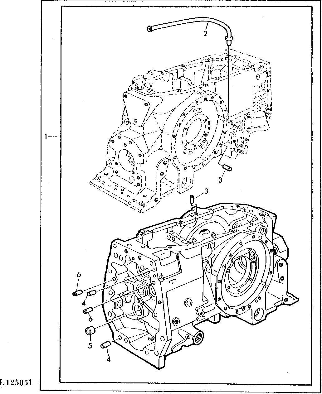 TRANSMISSION CASE (COLLAR-SHIFT TRANSMISSION)