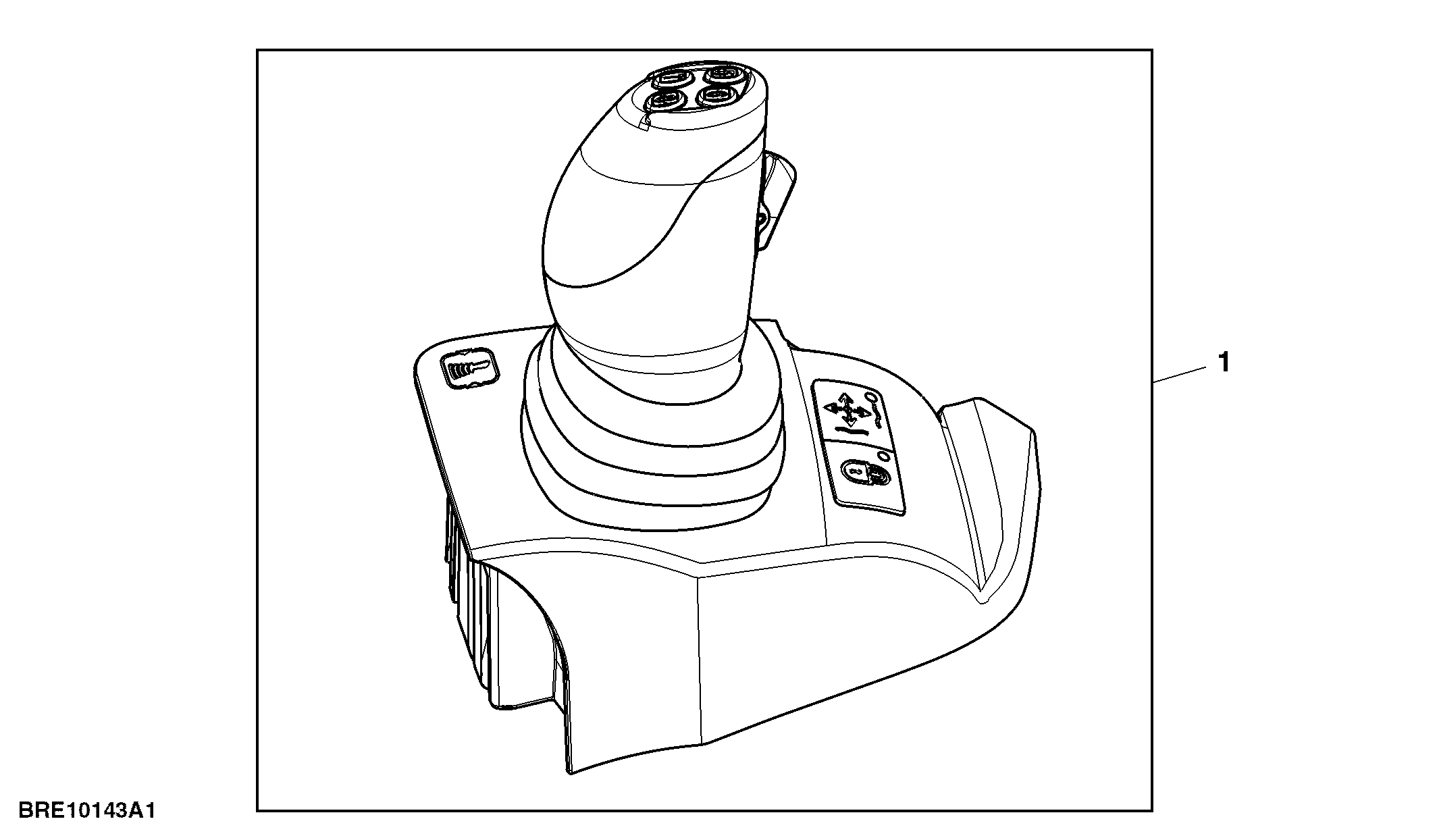 Attachment, Joystick, 5 Functional, Electro-Hydraulic