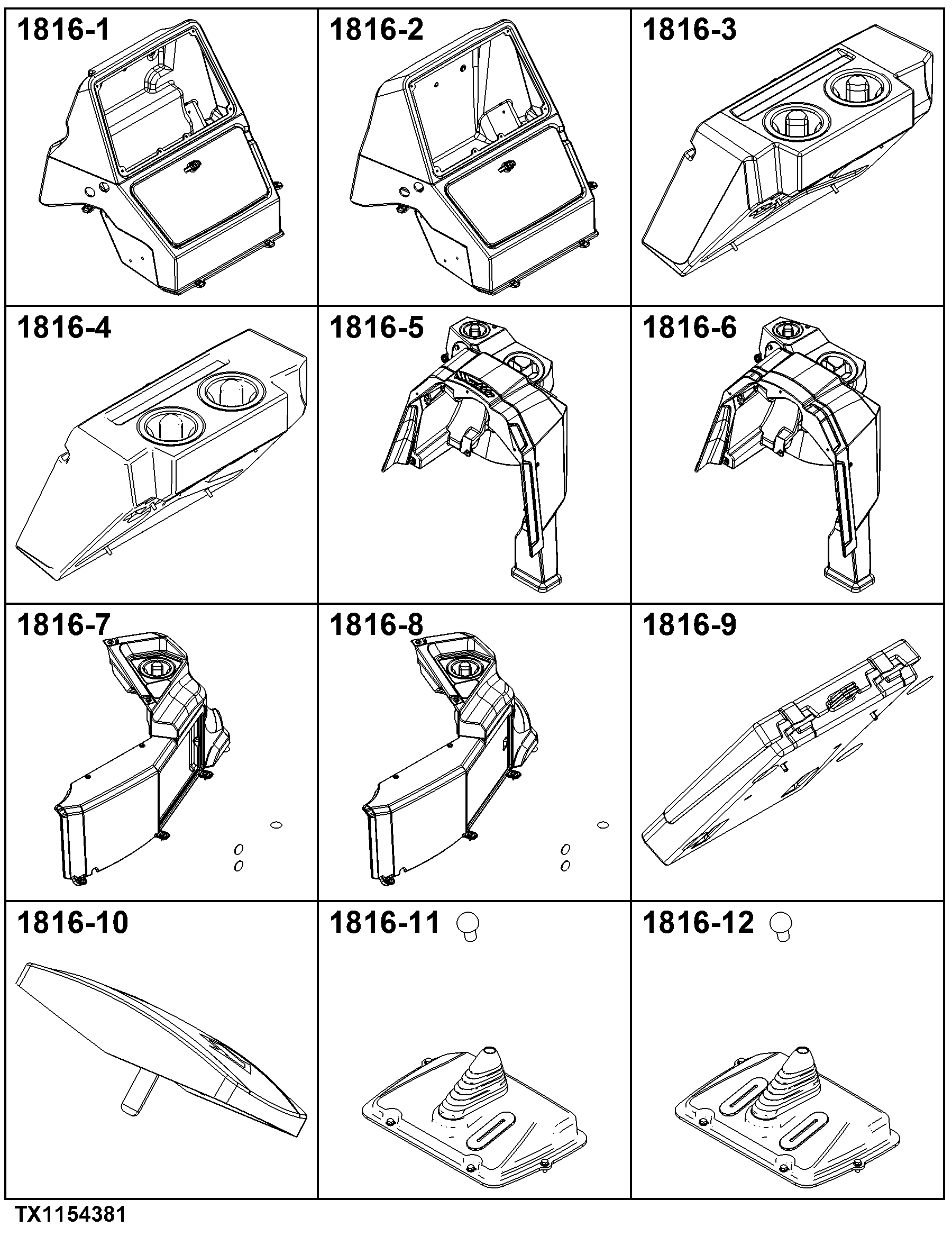 1816 Instrument and Control Mounting Structure