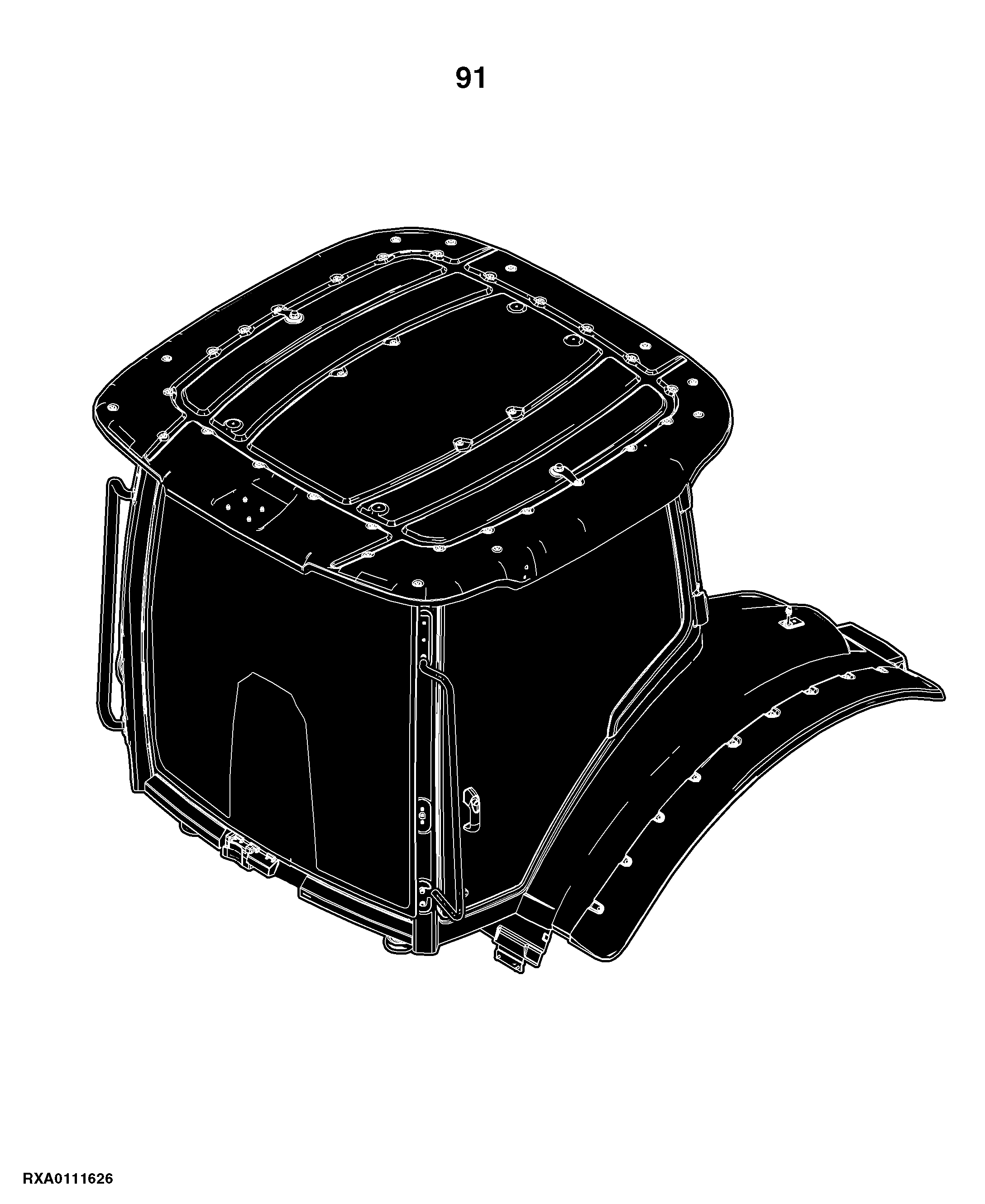 7200R Tractor (S.N. -080000)(Worldwide Edition)