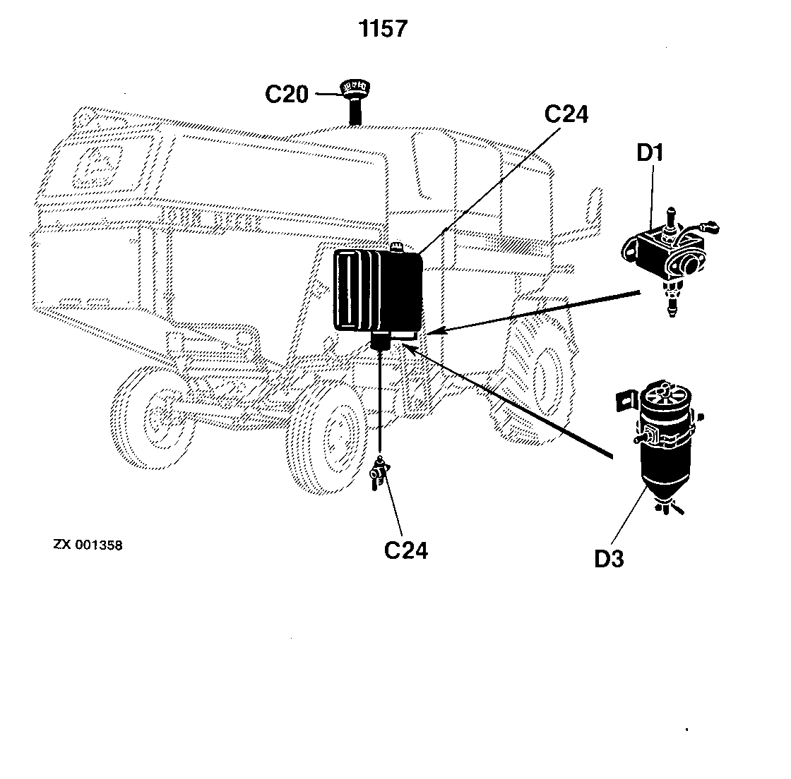 32 FUEL SYSTEM AND AIR INTAKE SYSTEM 6-CYL./1157