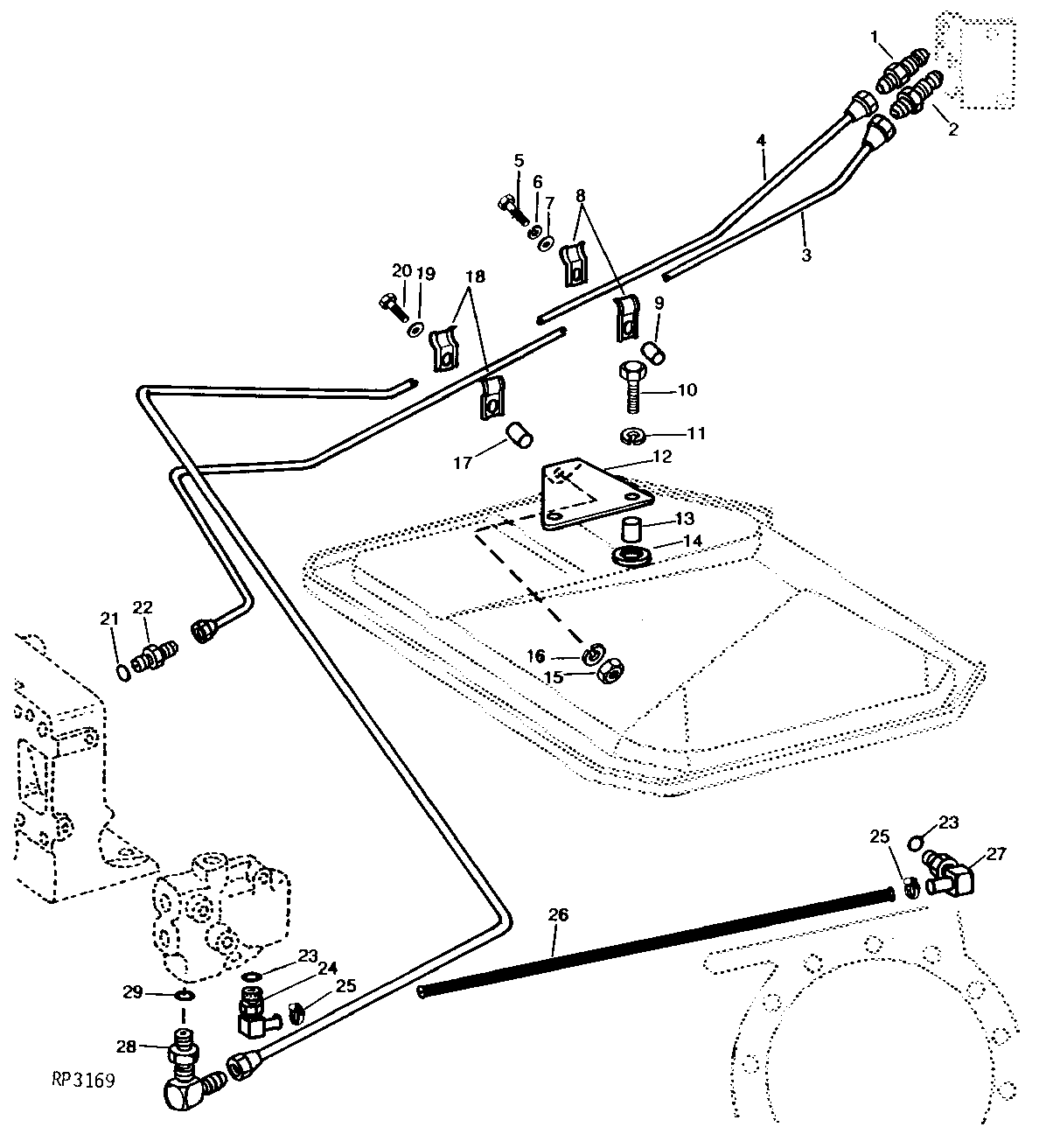 SELECTIVE CONTROL VALVE MANIFOLD PRESSURE AND RETURN LINES