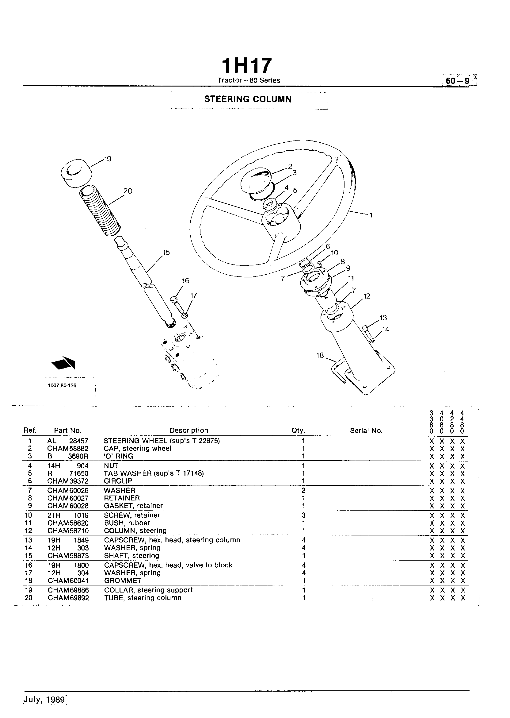 Steering and Brakes Steering Column