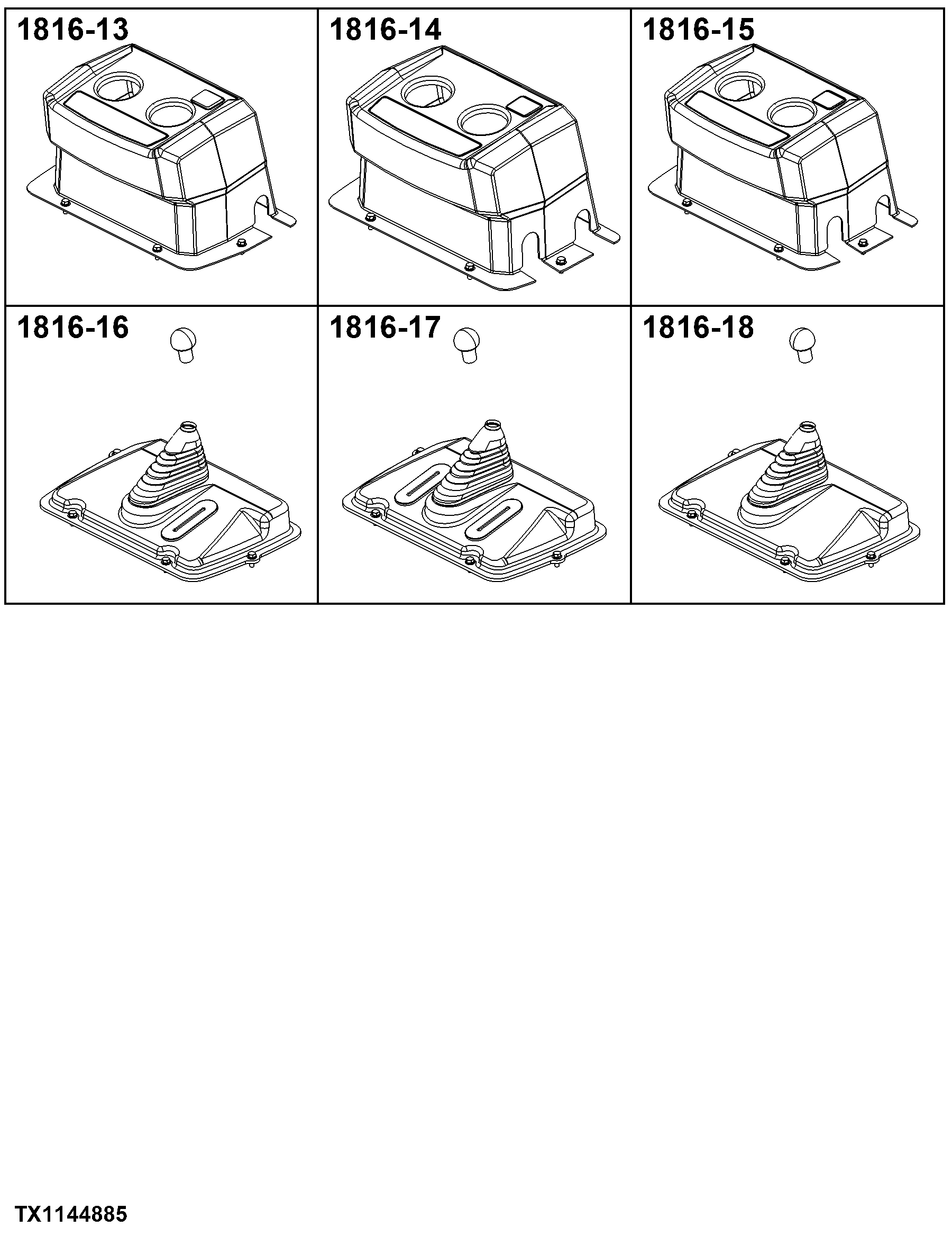 1816 Instrument and Control Mounting Structure