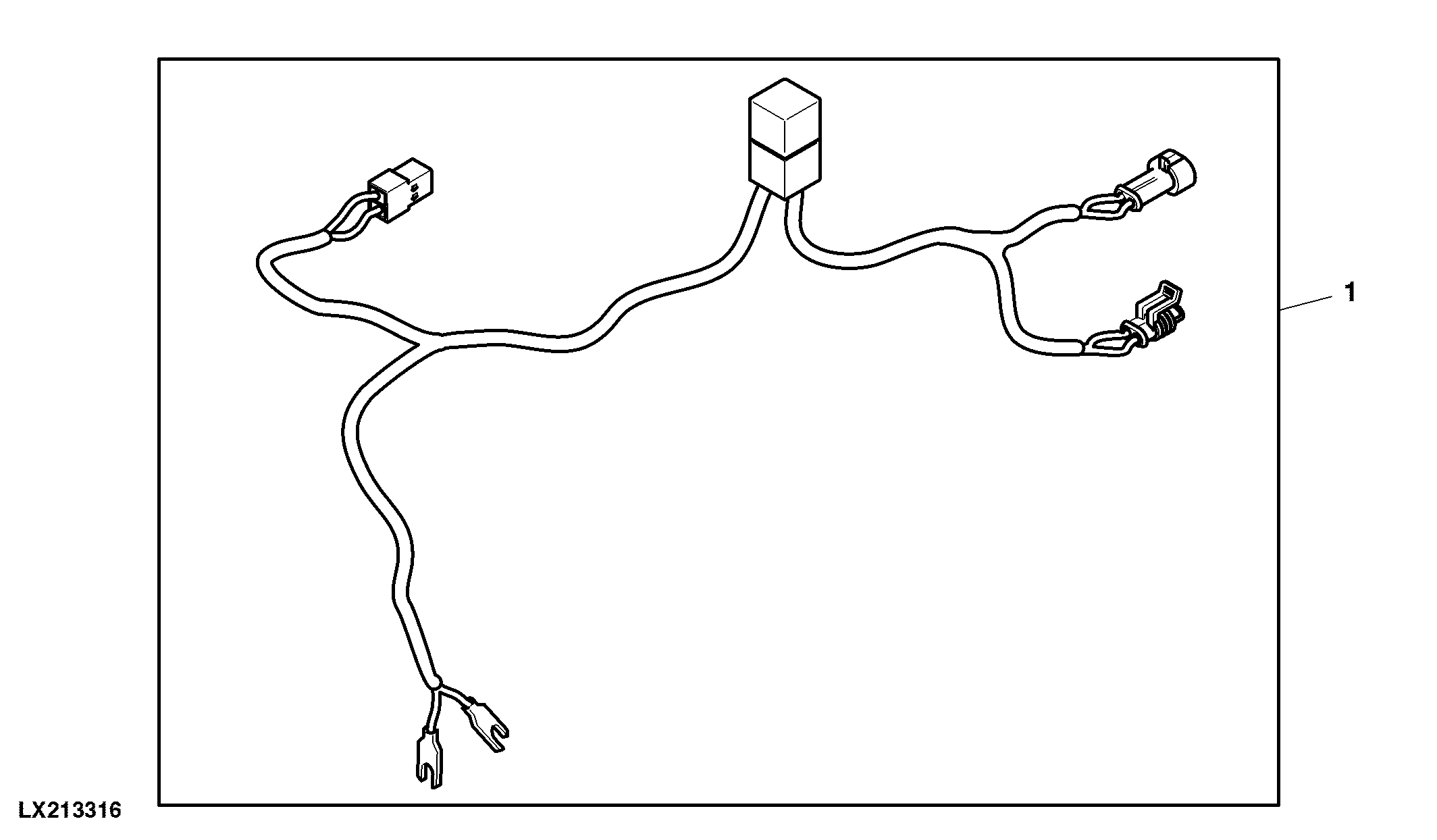 Wiring Harness, Additional Fuel Tank