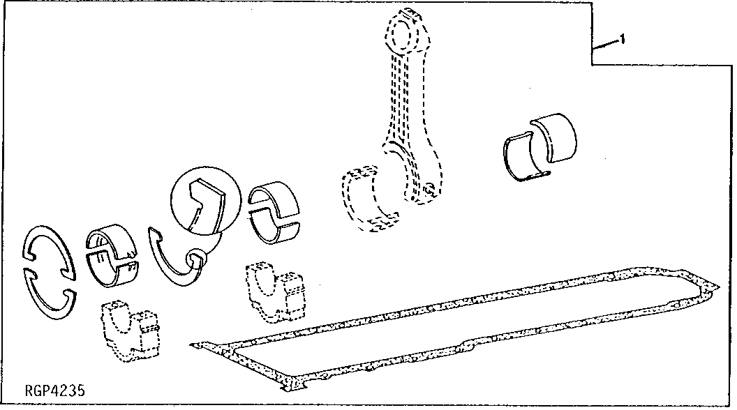 ENGINE UNDERHAUL KIT (STD. BEARINGS)