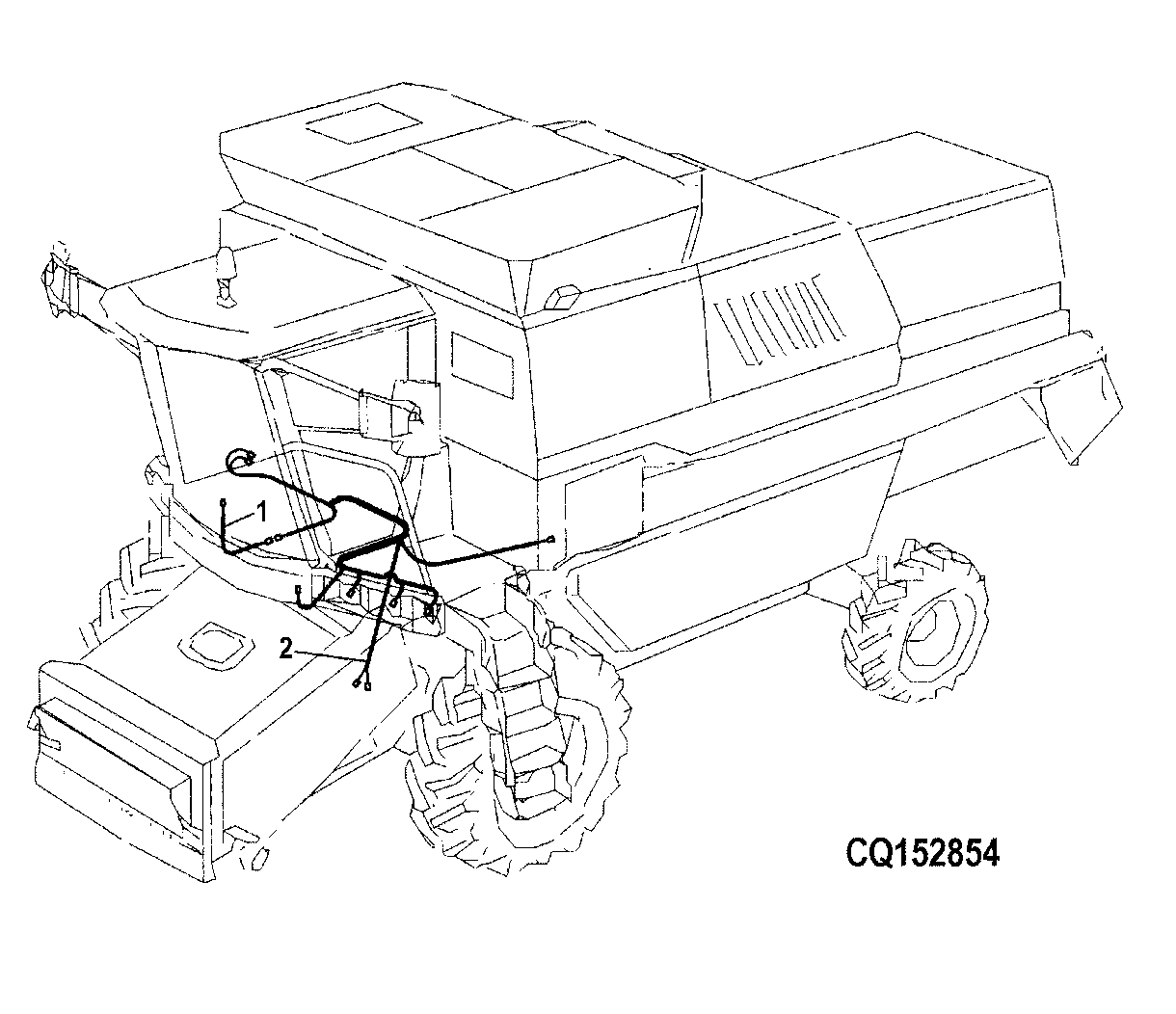 HARNESS - STEERING COLUMN AND MAIN RIGHT