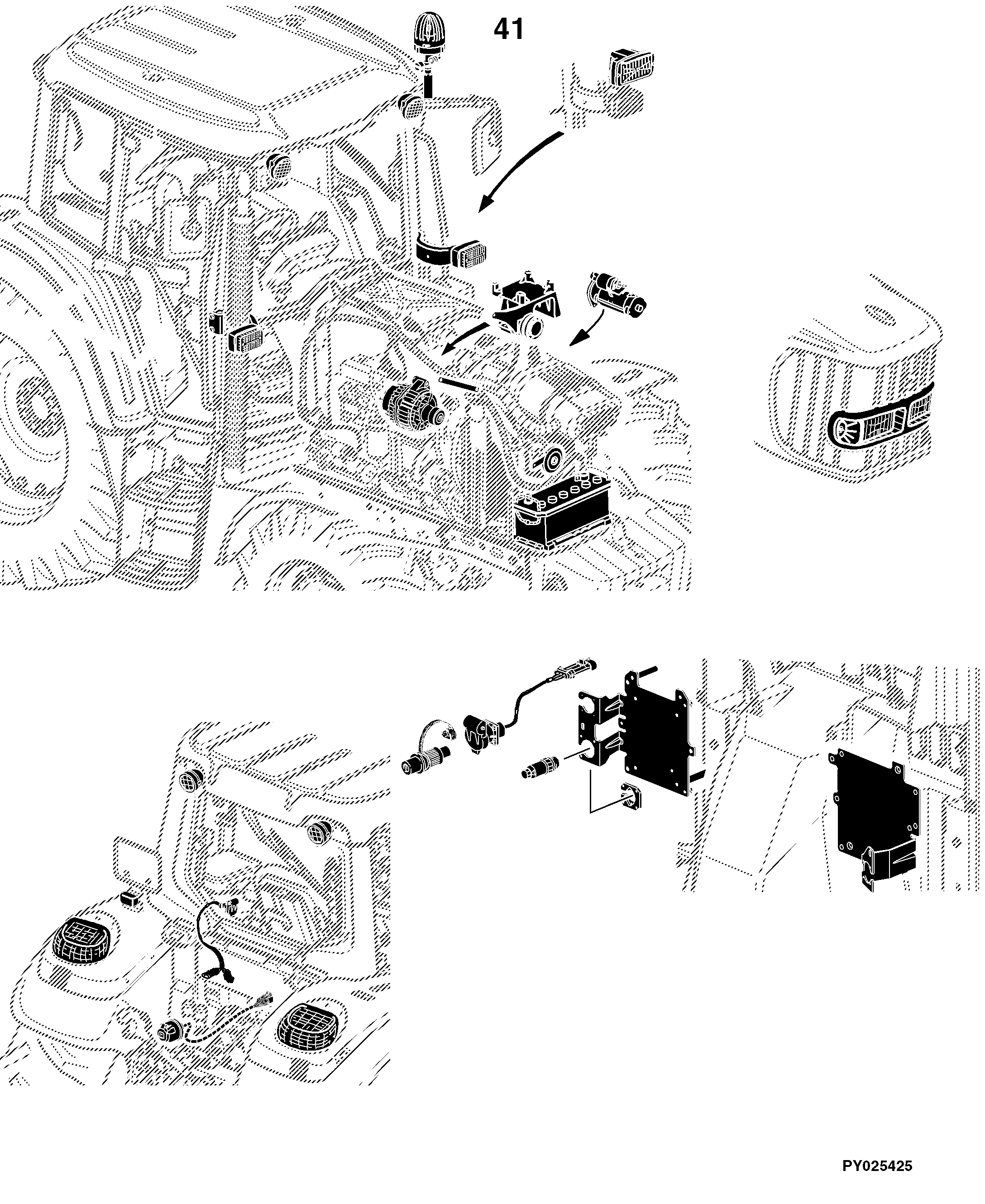 6930 Tractor (Engine 6068HL281,6068HL283) (Europe Edition)