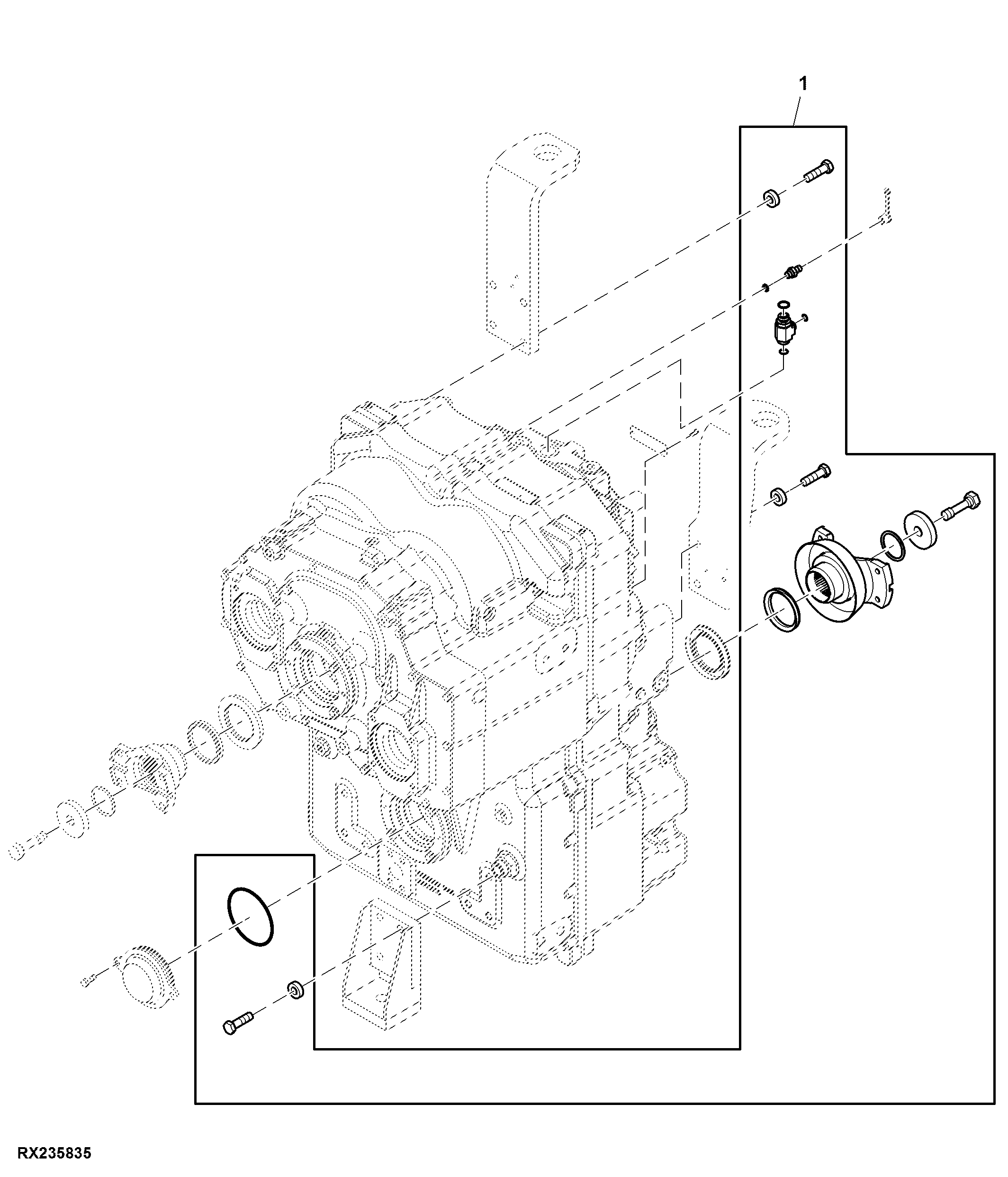 Attachment, Yoke, Transmission (Wheel to Track Conversion)